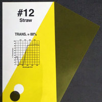 Rosco Roscolux Straw, 20" x 24" Color Effects Lighting Filter