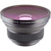Raynox HD-3032 Pro, 0.3x High Definition Semi Fisheye Conversion Lens for 37mm Filter Thread, with 5 Adapters Rings