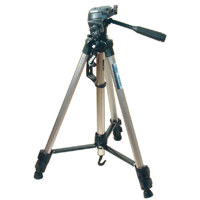 Savage TD-200 Digital Camera / Video Tripod with Three-Way Fluid Pan Head with Quick Release, Supports 8.8 lbs., Maximum Height 60.5"