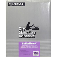 Bienfang / Seal 8" x 10" Archival Mount Plus, Heat Activated Print Mounting Tissue, Pack of 100.