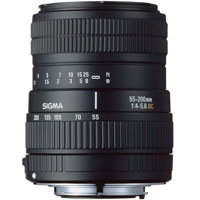 Sigma 55mm - 200mm f/4-5.6 DC Autofocus Zoom Lens for Canon EOS Digital SLR Cameras