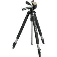 Slik Pro 330DX Tripod Black with 3-Way Pan/Tilt Quick Release Head (Height 18.5 - 63", Maximum Load 6.6 lbs)