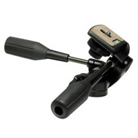 Slik SH-705 Medium-Duty 3-Way Pan Tripod Head, Capacity: 12 lbs.