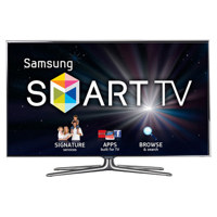 Samsung 55 LED Flat Panel 3D HDTV , Built-in WiFi, 4 Pairs 3D Glasses 