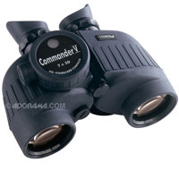 Steiner 7 x 50 Commander V, Water Proof Porro Prism Binocular with Compass, with 7.4° Angle of View.