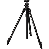 Sunpak 3300 PRO Tripod with Universal Ball Head. Extends to 62.9", Supports 11 lbs, Tritanium Alloy - Black Finish
