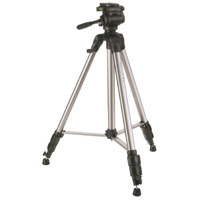 Sunpak Platinum Plus 74" Heavy-Duty Tripod - Metallic Silver