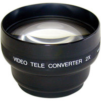 Sunpak 2x Telephoto Conversion Lens for 46mm, 49mm & 52mm Threads, with Case.