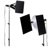 Smith Victor BDT5 2 Leaf, 5" Thrifty Barndoor Set for 5" or 6" Reflectors.