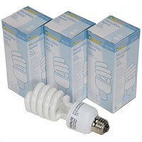 Smith Victor FL26, 3 Pack of 26 Watt / 120-Volt Spiral Fluorescent Lamps