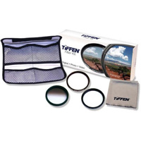 Tiffen 67mm Digital Pro SLR Filter Kit, With Digital Ultra Clear, Color Grad ND.6, Pro-Mist 2 Filters, Micro Fiber Cleaning Cloth & Filter Case