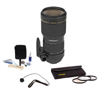 Tamron 70 - 200mm f/2.8 DI LD (IF) Macro Pentax Af Mount Lens Kit, - USA Warranty - with Tiffen 77mm Photo Essentials Filter Kit, Lens Cap Leash, Professional Lens Cleaning Kit