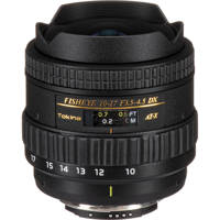 Tokina 10mm - 17mm F/3.5-4.5 DX Autofocus Fisheye Zoom Lens for Nikon Digital SLR Cameras