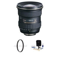 Tokina 11mm - 16mm f/2.8 ATX Pro DX Af Nikon Digital Mount Lens Kit, with Tiffen 77mm UV Wide Angle Filter, Professional Lens Cleaning Kit