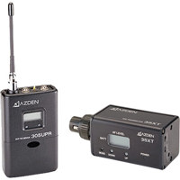 Azden 305XT Wireless Plug-In Camera Mounted System with 305UPR Receiver and XLR 35XT Plug-In Transmitter