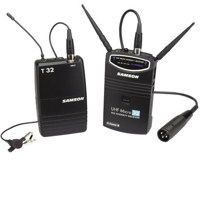 Samson UHF Diversity 32 Channel Micro Wireless Headset System with Samson QE Aerobics Mic
