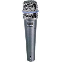 Shure BETA 57A Super-Cardioid Handheld High Output Dynamic Microphone for Instrument & Vocal.