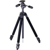 Velbon El Carmagne 530 Carbon Fiber Tripod with Pan Head & Case, Height 10.2" - 64.7", Maximum Load 8.8 lbs.