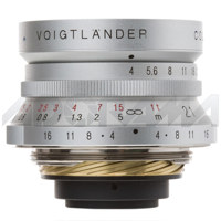 Voigtlander Color-Skopar 21mm f/4.0 Leica Screw Mount Lens - with Viewfinder - Silver