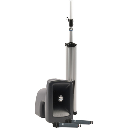 Anchor Audio MEGA-7500U2 MegaVox Pro with 2 Wireless Receiver, SS-550 Speaker Stand, 2 x Wireless Handheld Microphones, BodyPack Transmitter