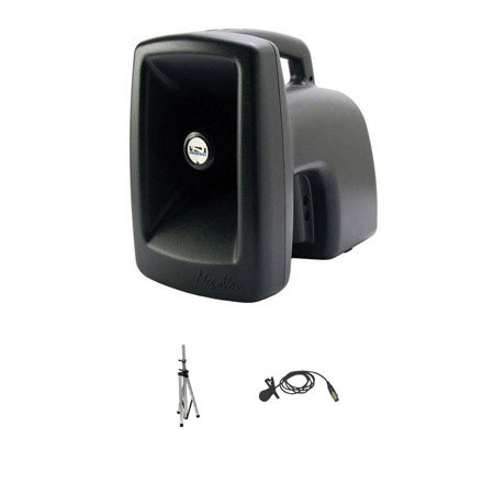 Anchor Audio MEGA-7500U1 MegaVox Pro with 1 Wireless Receiver, SS-550 Heavy-Duty Speaker Stand, Lapel Microphone