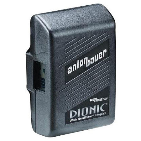 Anton Bauer Logic Series Dionic 90 Digital Interactive Lithium-Ion Battery, 14.4 volts, 90 watt hours, Anton Bauer 3-Stud Gold Mount image
