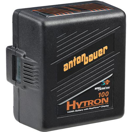 Anton Bauer Logic Series Hytron 100 Digital Nickel Metal Hydride Battery 14.4 volts, 100 watt hours, Anton Bauer 3-Stud Gold Mount