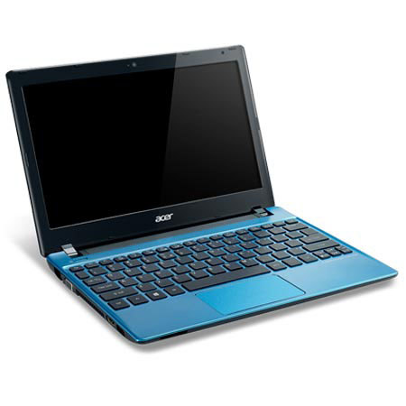 Acer Aspire AO756-2666 11.6" Notebook Computer, Intel Celeron 847 1.10 GHz, 4GB DDR3 SDRAM, 500GB HDD, Windows 8 Home Premium 64-bit, Blue