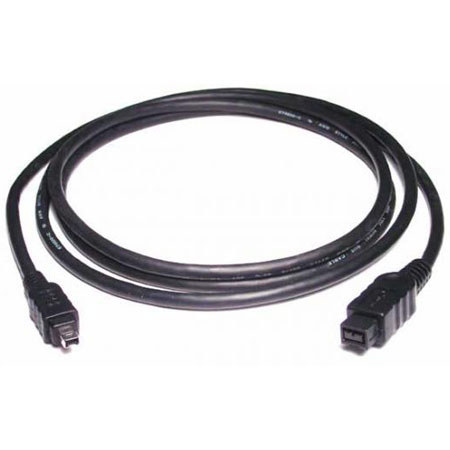 GGI International FireWire 800 IEEE-1394B 9P Billingual Plug to 4P Plug - 6' Cable image