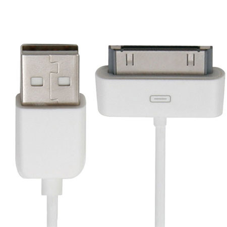 Accell 4' USB to Dock Connector Sync/Charge Cable for Apple iPod, iPhone and iPad