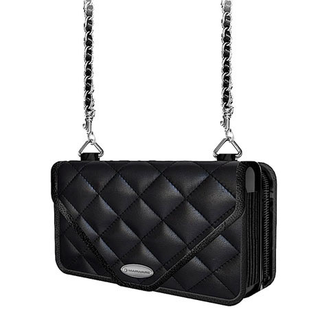 Marware Zoey Leather Wallet Case for iPhone 5, Onyx