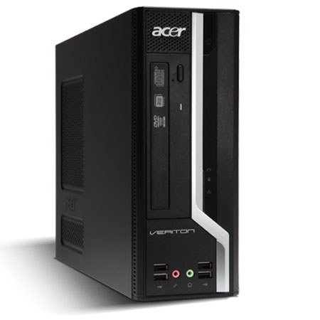 Acer VX275-UD6600W Veriton X Desktop Computer, Intel Pentium E6600 3.06GHz, 2GB DDR3 SDRAM, 500GB HDD, Win 7 Pro 64-bit (Upgradable to Win 8 Pro)