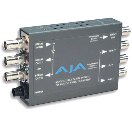 AJA D10C2 SDI to Analog Component 10-bit Analog Converter - PLEASE NOTE: POWER SUPPLY SOLD SEPERATLY