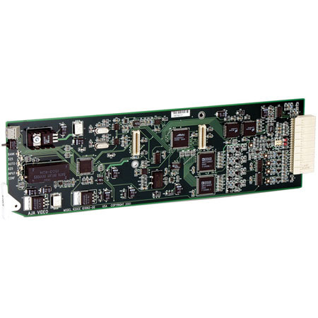 AJA SDI to Analog Video Converter (Decoder), SDI to Component and Composite Video, PCB Card, 10-Bit