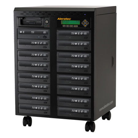 Aleratec 1:15 Blu-Ray/DVD/CD Tower Publisher SLS Duplicator, USB 2.0, 1TB Hard Disk Drive Removable