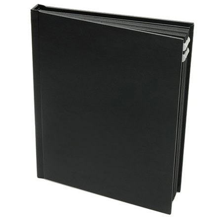 Flora Superior Series, Self Adhesive Album, Black Cover with Black Pages, 10 Page Capacity Holds 20 4" x 6" Photos. image