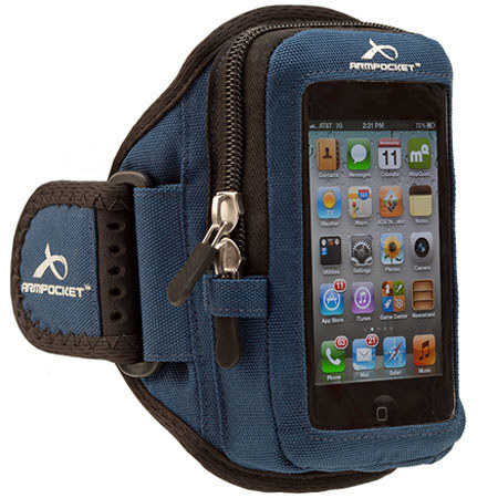 Armpocket Aero i-10 Medium Armband, Navy Blue