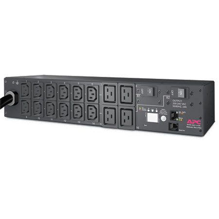 APC AP7811 2U Horizontal Metered Rack PDU, 208V Output, 12xIEC 320 C13/4x IEC 320 C19