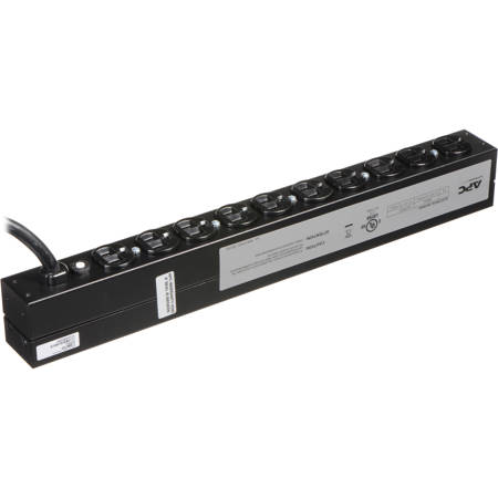 APC AP9563 1U Basic Rack PDU, 20A, 120V Output, 10x NEMA 5-20R Output Connection