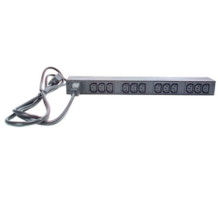 APC AP9565 1U Basic Rack PDU, 16A, 208/230V Output, 12x IEC 320 C13