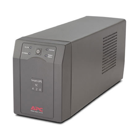 APC Smart-UPS 420VA UPS with LED Status Display, 120V Input, 412 Joules Surge Energy Rating