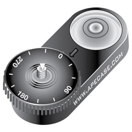 Ape Case 360 Photo Camera Rotator with 12 - 30 Degree Click Stops, Creates 360° Panorama Photos image