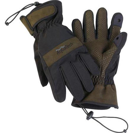 Aquatech Sensory Gloves, Size: Medium, 7" - 7.5" - Black/Moss image
