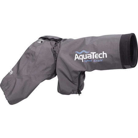 AquaTech SS-300G Grey Sports Shield Rain Cover for many Canon and Nikon Lenses and Cameras