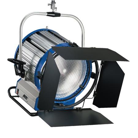 Arri Daylight 12/18K HMI Fresnel Light with 24.61" Lens, 12,000 Watt / 18,000 Watt, 224 Volt Supply Voltage, 6000°K.