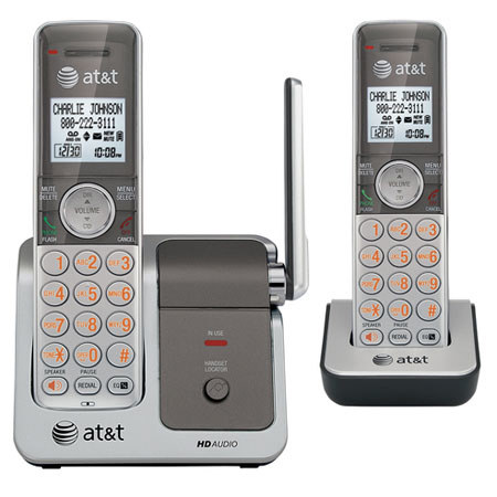 AT & T CL81201 DECT 6.0 Digital Dual Handset Cordless Telephone