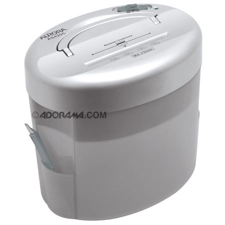 Aurora AS420C Professional Light Duty Crosscut Paper Shredder - 1.32 Gallon Plastic Wastebasket image