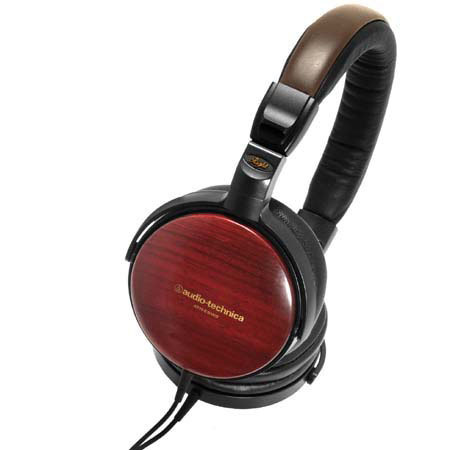 Audio-Technica ATH-ESW9A Portable Wooden Headphones image