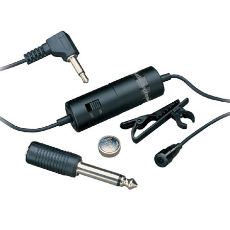 Audio-Technica ATR3350 Omnidirectional Condenser Lavalier Microphone image