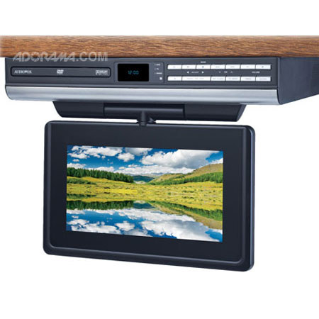 Audiovox VE927 9" LCD Under Shelf Drop Down TV with Built-In DVD, 16:9 Aspect Ratio, ATSC/NTSC Tuner